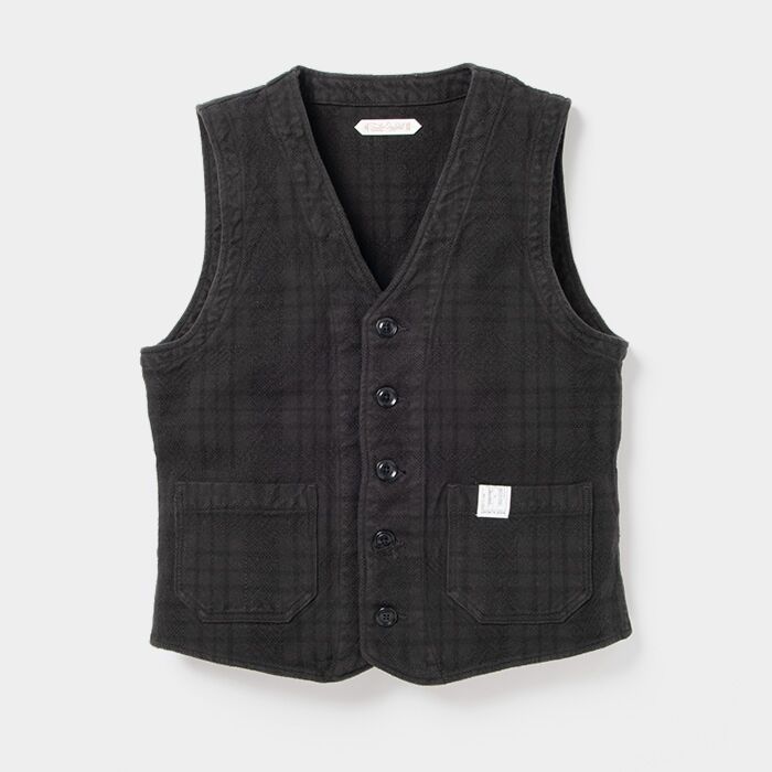 Black Check Gilet【OR-4275】