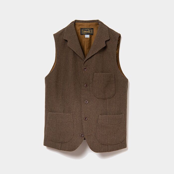 TweedGilet【OR-4287】 TweedGilet【OR-4287】