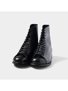 Leather Hi-Top Shoes【OR-7222B】