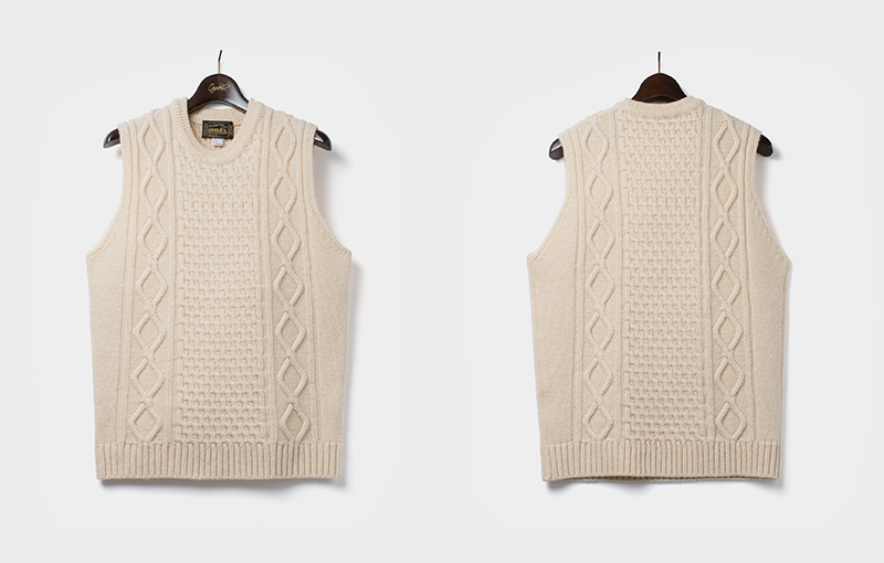 Cable Knit Vest ãOR-4122ã