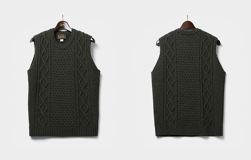 Cable Knit Vest ãOR-4122ã